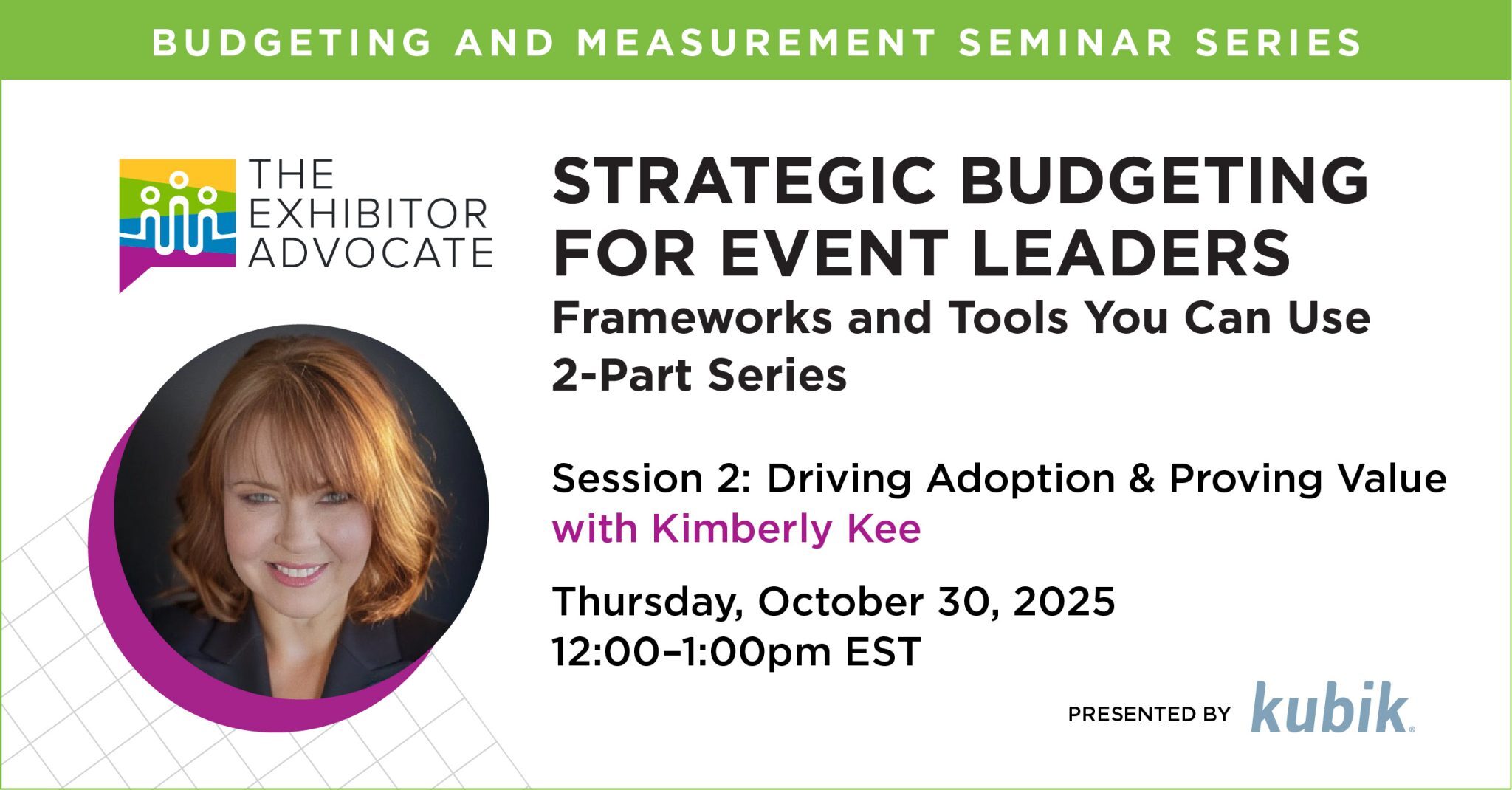 Strategic Budgeting for Event Leaders: Session 2: Driving Adoption & Proving Value