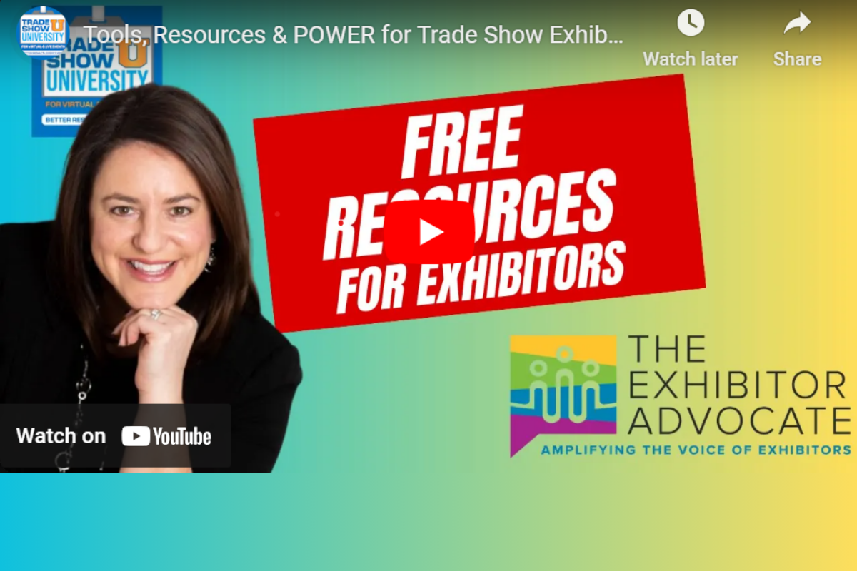 Tools, Resources & POWER for Trade Show Exhibitors